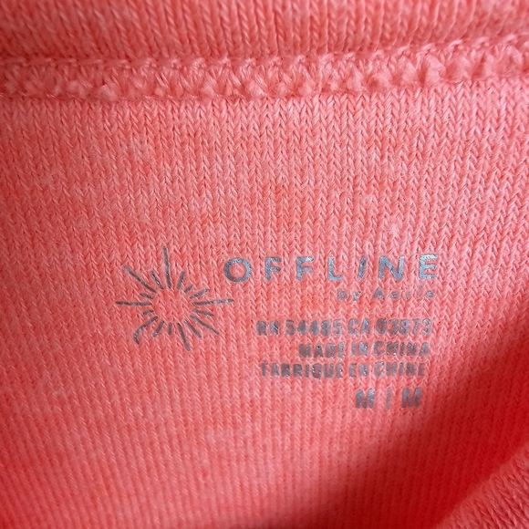 Offline by Aerie Coral Terry Cloth Swimsuit Coverup Dress NWT - Picture 4 of 11